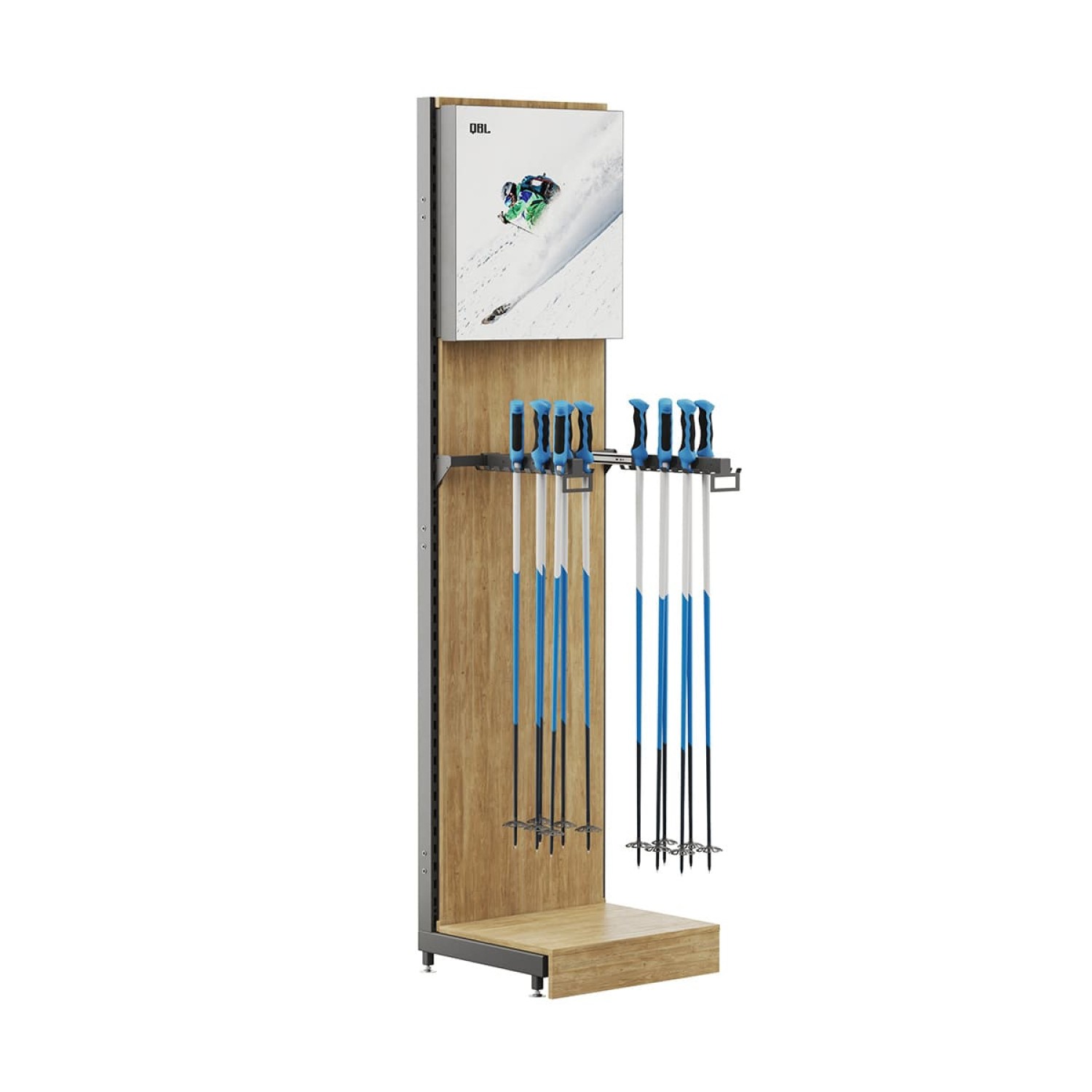 SHOP DISPLAY_ SKI POLES
